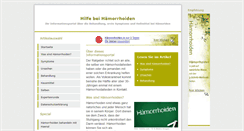 Desktop Screenshot of haemorrhoiden.net